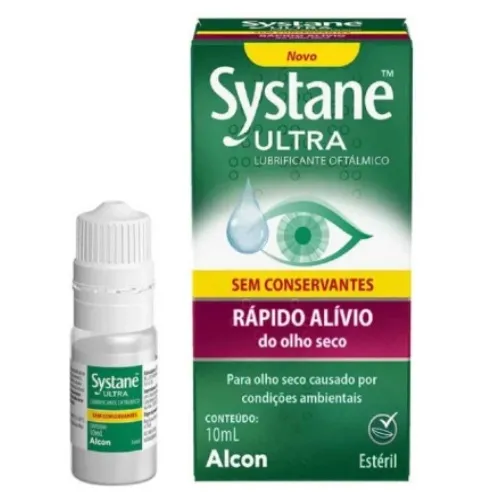  Lubrificante Oftalmico Systane Ultra Sem Conservantes 10Ml
