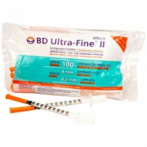 SERINGA BD U.FINE II 1CC 8X0,3