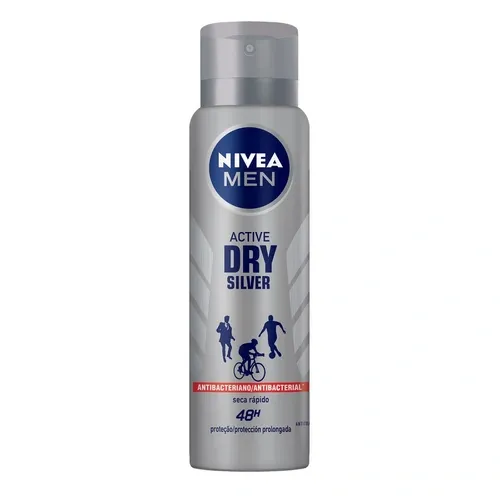 DESODORANTE NIVEA MEN AER SILVER PROT 150ML