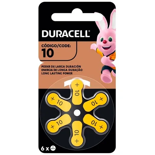 PILHA DURACELL AP AUD 10 C6UN