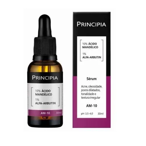 SERUM FACIAL PRINCIPIA AM-10 10% ACIDO MANDELICO + ALFA-ARBUTIN 30ML