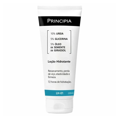 HIDRATANTE PRINCIPIA LH-01  10% UREIA + 5% GLICERINA + 5% OLEO DE SEMENTE DE GIRASSOL 200ML