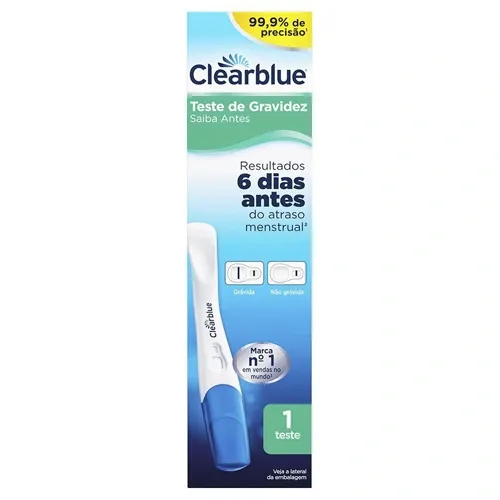 TESTE GRAVIDEZ CLEARBLUE SAIBA ANTES 1UN