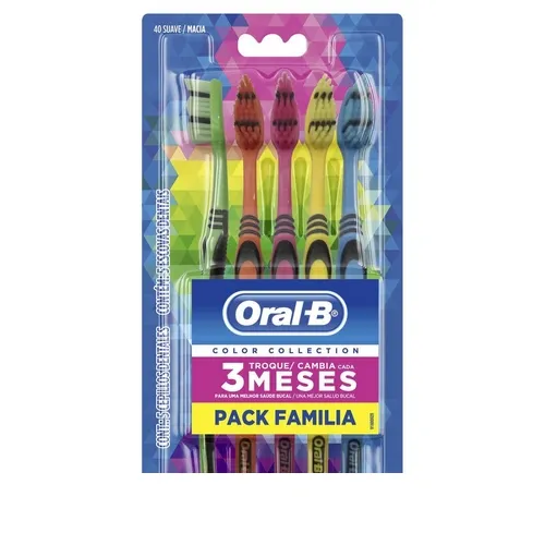 ESCOVA DENTAL ORAL-B COLOR COLLECTION MACIA 5UN