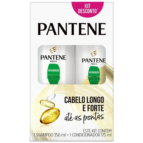 KIT PANTENE RESTAURACAO SHAMPOO 350ML+CONDICIONADOR 175ML