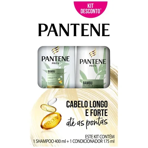KIT PANTENE BAMBU SHAMPOO 400ML+CONDICIONADOR 175ML