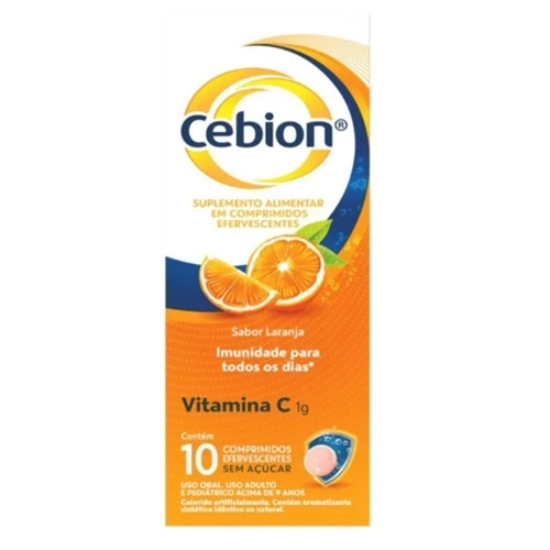 CEBION 1 GR S/ACUC EFV C/10 COMPRIMIDOS