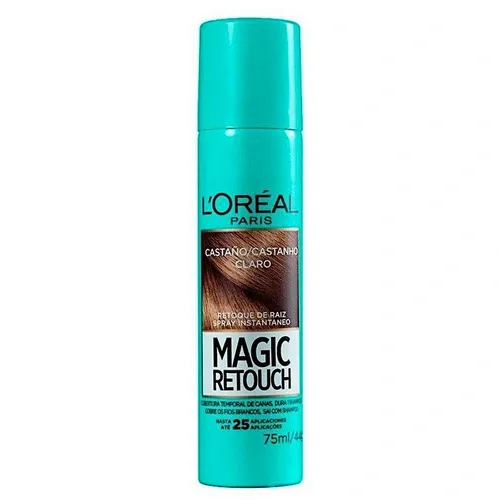 TINTA LOREAL RETOQUE MAGIC RETOUCH CASTANHO CLARO SP 1UN