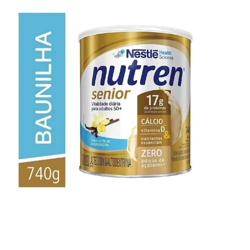 NUTREN SENIOR BAUNILHA 740G