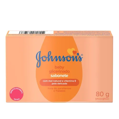 SABONETE JOHNSON BABY GLICER 80G