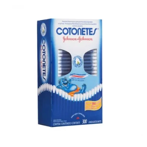 HASTES FLEXIVEIS COTONETES JOHNSON CX 300UN