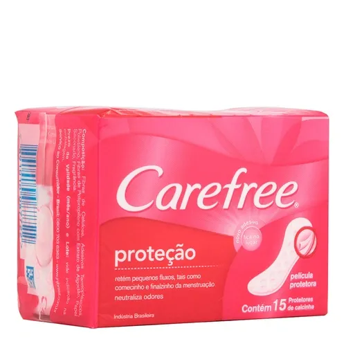 ABSORVENTE CAREFREE PROTETOR DIARIO 15UN