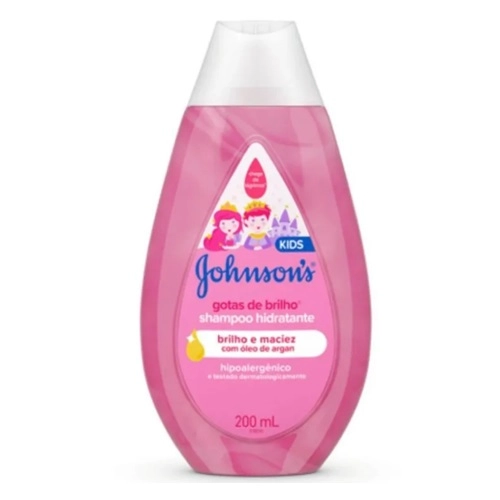 SHAMPOO JOHNSON GOTAS DE BRILHO 200ML