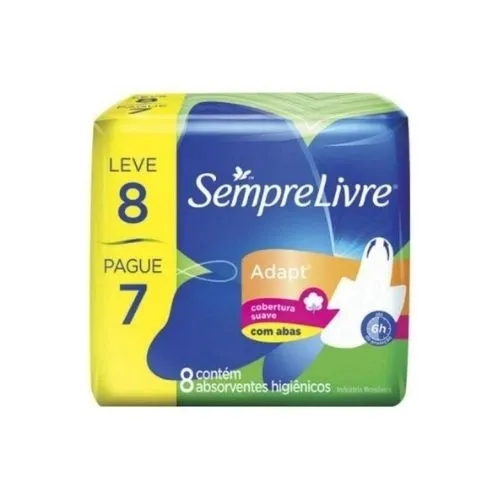 ABSORVENTE SEMPRE LIVRE ADAPT SUAVE ABAS L8P7UN