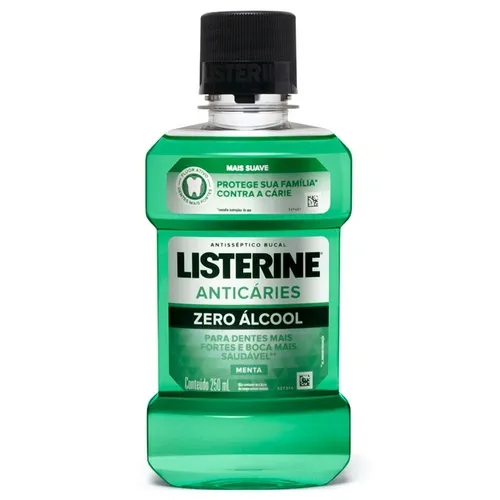 ENXAGUANTE BUCAL LISTERINE ANTICARIES ZERO 250ML