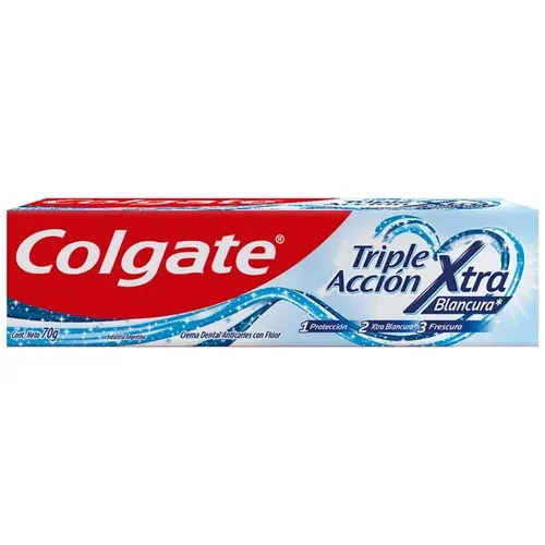 CREME DENTAL COLGATE EXTRA WHITE TRIPLA ACAO 70G