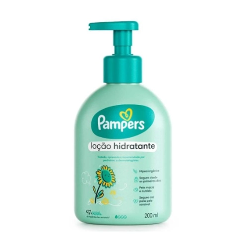 LOCAO HIDRATANTE PAMPERS CORPORAL 200ML