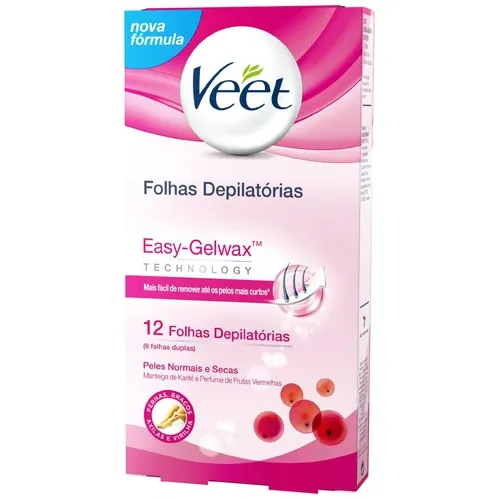 DEPIL VEET FOLHAS CORP NORMAL 12UN