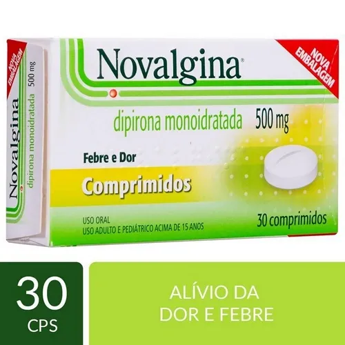 NOVALGINA 500MG 30 COMPRIMIDOS