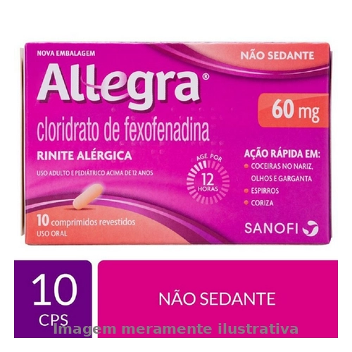 Allegra 60 Mg C/10 Comprimidos
