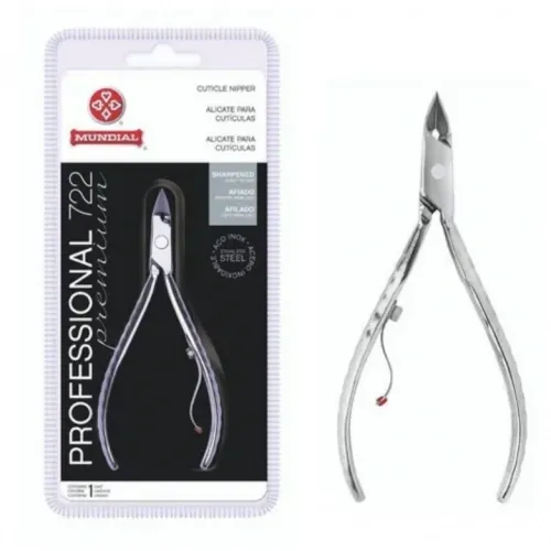 ALICATE DE CUTICULA MUNDIAL INOX 722