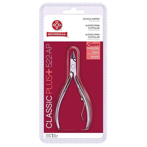 ALICATE DE CUTICULA MUNDIAL AFIADO PROFISSIONAL 522