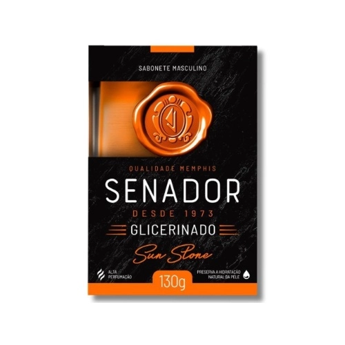 SABONETE SENADOR SUN STONE GLICERINADO 130G