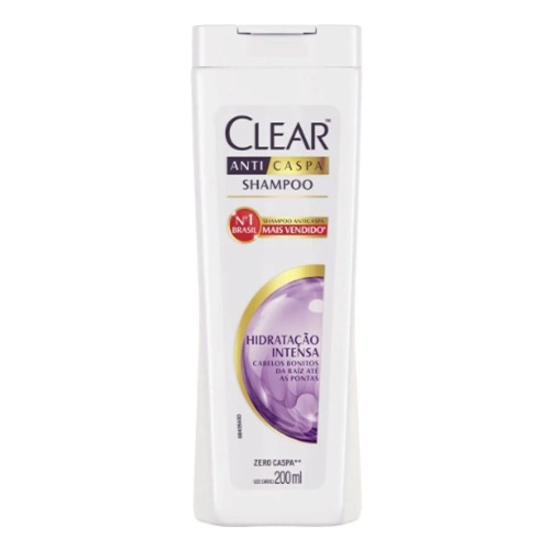SHAMPOO CLEAR ANTICASPA WOMEM HIDRATACAO INTENSA 200ML
