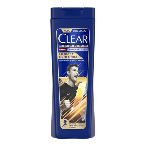 SHAMPOO CLEAR A.C MEN SPORT LIMPEZA PROFUNDA 400ML