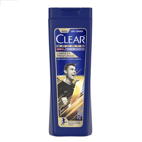 SHAMPOO CLEAR MEN ANTICASPA LIMPEZA PROFUNDA 200ML