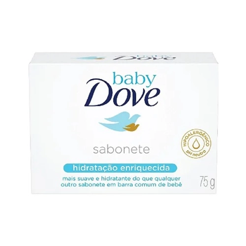 SABONETE EM BARRA BABY DOVE HIDRATACAO ENRIQUECIDA 75G