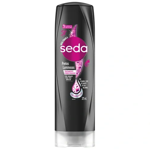 CONDICIONADOR SEDA PRETOS LUMINOSOS BRILHO 325ML