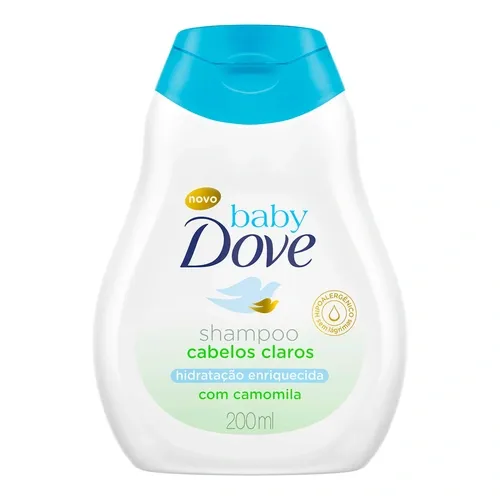 SHAMPOO DOVE BABY CABELOS CLAROS 200ML