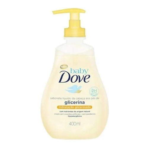 SABONETE LIQ DOVE BABY GLICERINA 400ML
