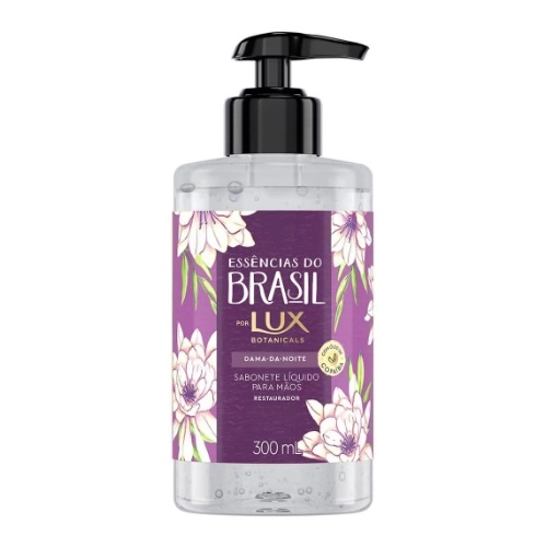 SABONETE LIQUIDO PARA AS MAOS LUX BOTANICALS ESSENCIAS DO BRASIL DAMA-DA-NOITE COM 300ML