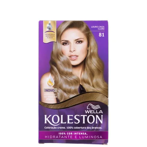 TINTURA KOLESTON 81 LOURO CINZA CLARO
