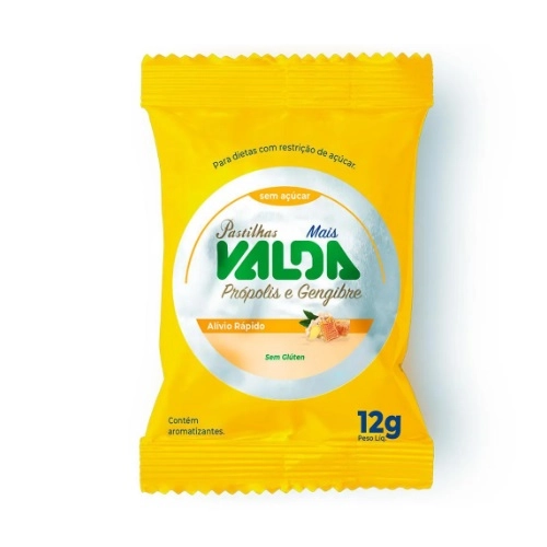 VALDA MAIS PROPOLIS E GENGIBRE 12G SACHE