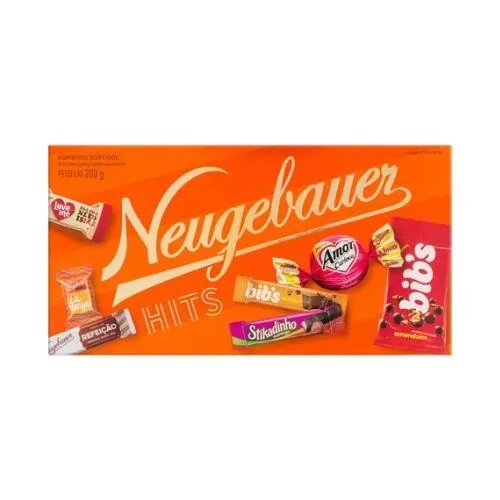 BOMBOM SORTIDO HITS NEUGEBAUER CAIXA 200G
