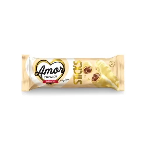 Chocolate Neugebauer Amor Carioca Branco Sticks 32G