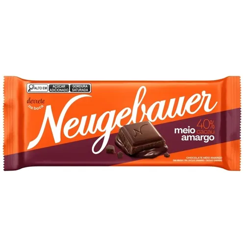 BARRA CHOCOLATE 40% CAU MEIO AMARGO NEUGEBAUER 80G