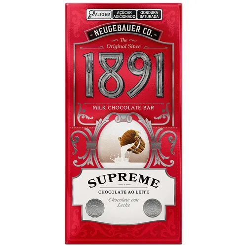 NEUGEBAUER CHOCOLATE 1891 SUPREME AO LEITE 90G