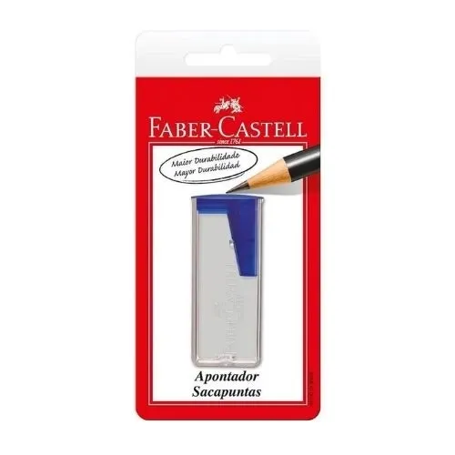 Apontador Com Deposito Transparente Faber Castel