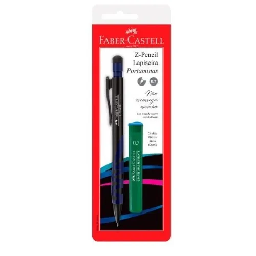 Lapiseira Z-Pencil Faber Castell 0.7Mm Com Grafite 1Un