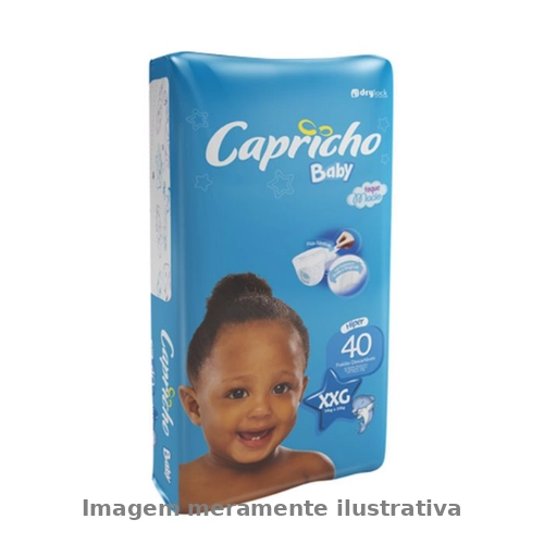Fralda Capricho Baby Hiper Xxg 40Un