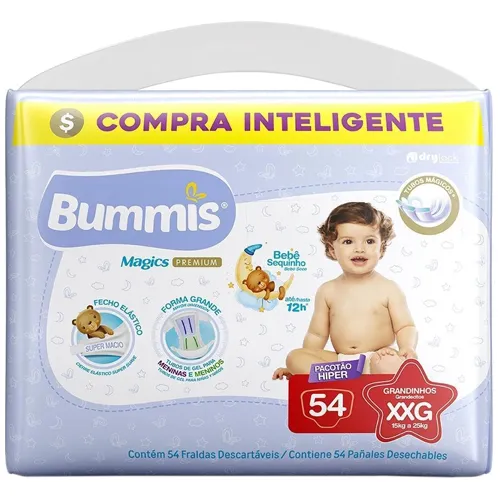 FRALDA BUMMIS MAGICS XXG 54UN