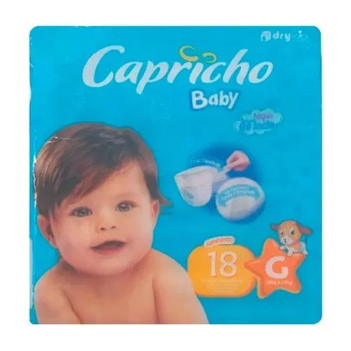FRALDA CAPRICHO BABY JUMBINHO G 18 UN