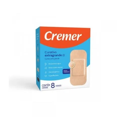 CURATIVO CREMER BEGE EXTRA GRANDE 8UN
