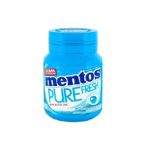 MENTOS PURE FRESH CHICLETE SEM ACUCAR SABOR FRESH MINT 28UN