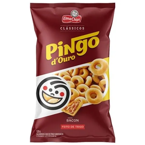 Salgadinho Pingo Douro Bacon 120G