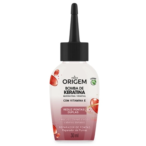 REPARADOR PONTAS ORIGEM BOMBA DE KERATINA 30ML